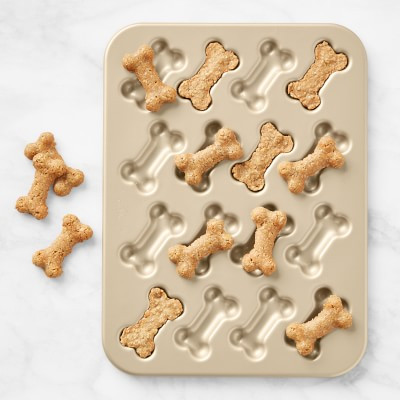 Nordic Ware Nonstick Puppy Love Dog Bone Treats Pan | Williams Sonoma | Williams-Sonoma