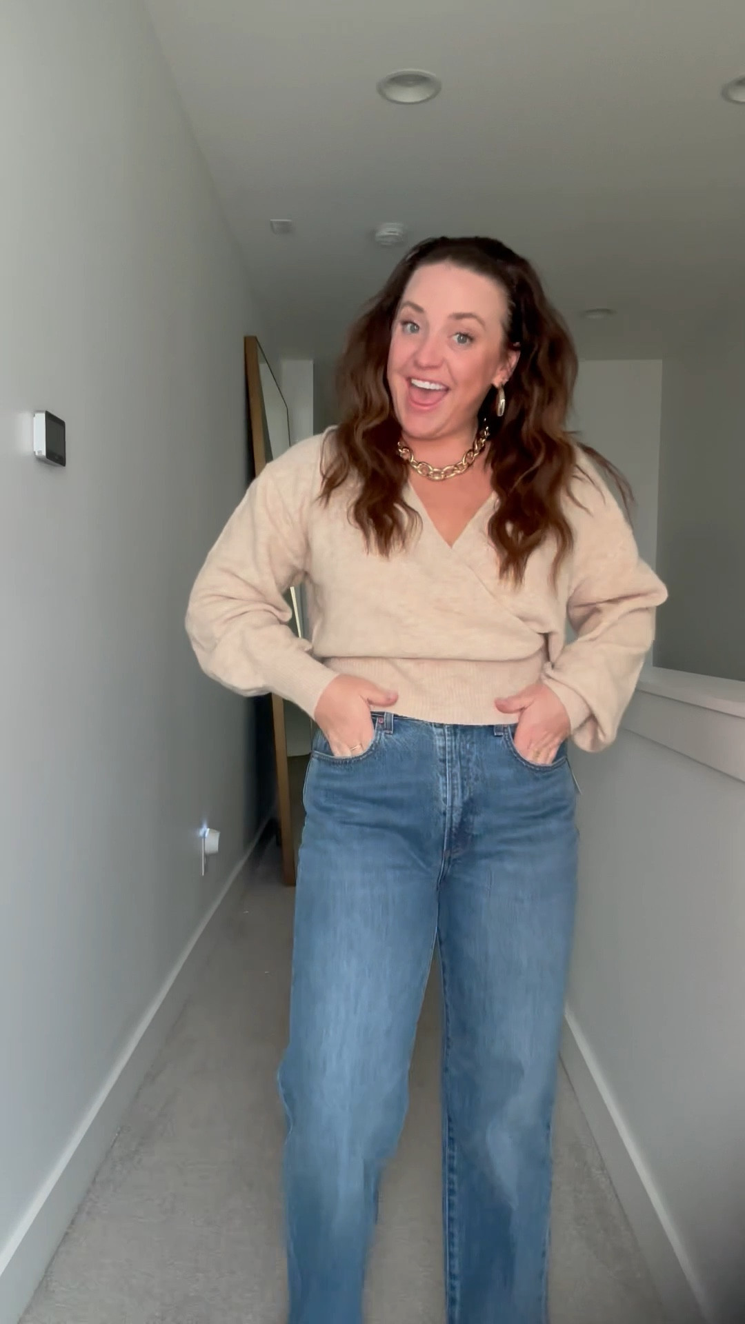 #sktraveltime Iceland outfit idea Aritzia just does it right! High quality & well made items. 
Wearing XL in sweater and size 30 in jeans. 👖 

#LTKWatchNow #LTKTravel #LTKMidsize