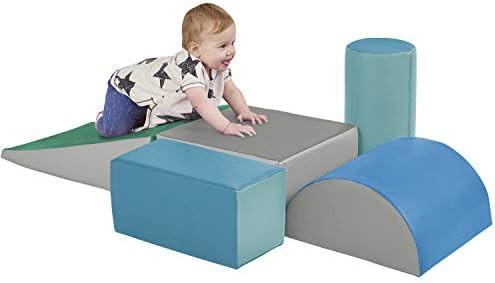 ECR4Kids ELR-12683F-CT SoftZone Climb and Crawl Activity Play Set, Lightweight Foam Shapes for Cl... | Amazon (US)