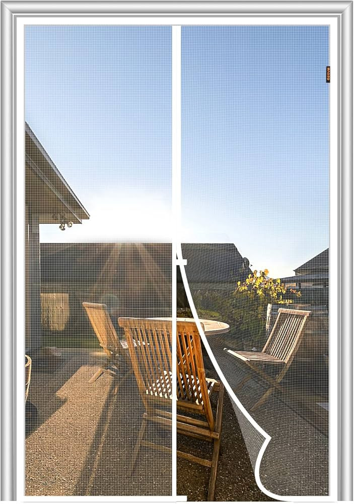 MAGZO Magnetic Screen Door Fit Door Size 38 x 96 Inch, Screen Size 40" x 97" Strong Magnet Door M... | Amazon (US)