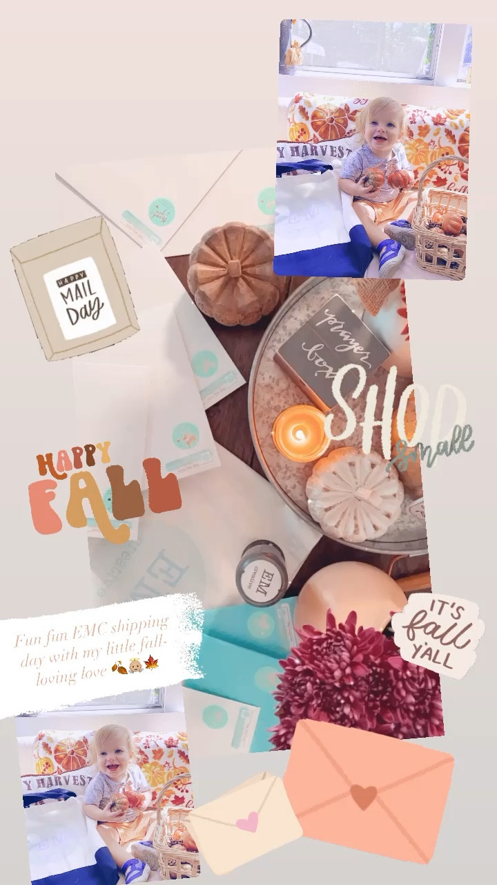 Fun fun EMC shipping day with my little fall-loving love 🍂👼🏼🍁

#LTKfamily #LTKSeasonal #LTKhome