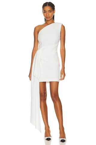 ELLIATT Caicos Mini Dress in Ivory from Revolve.com | Revolve Clothing (Global)