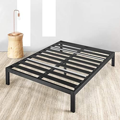 Mellow Rocky Base C 14" Platform Bed Heavy Duty Steel Black, w/ Patented Wide Steel Slats (No Box... | Amazon (US)