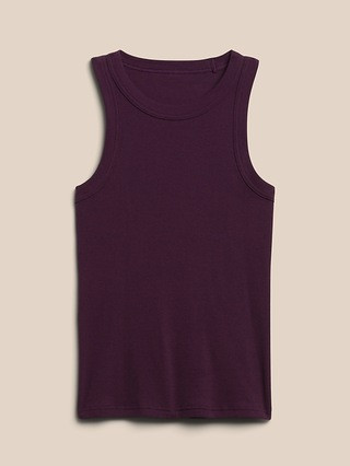 Fitted Ribbed Tank | Banana Republic (US)