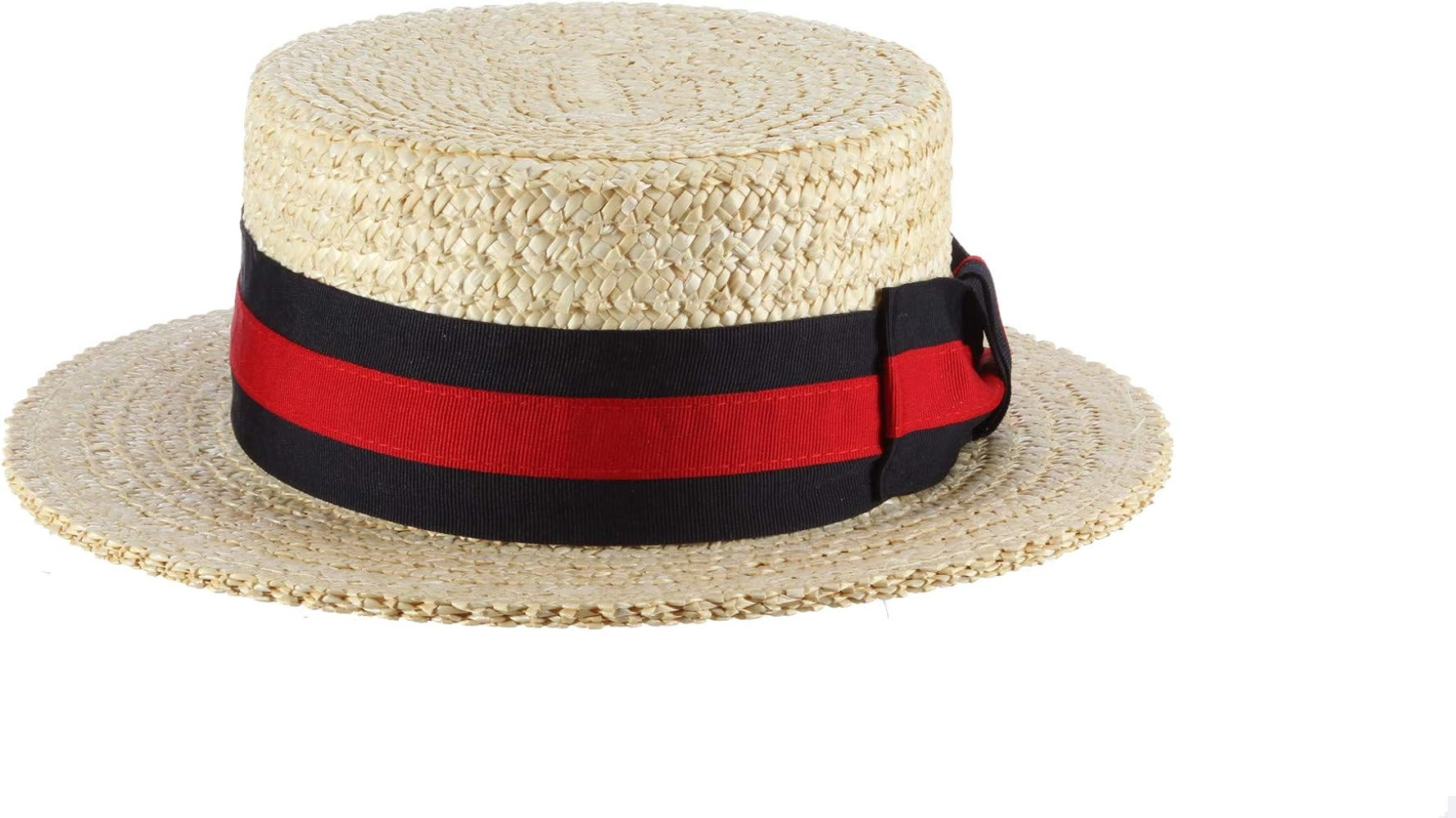 Scala Men's Dress Straw 1 Piece 10/11Mm Laichow Braid Boater Hat | Amazon (US)