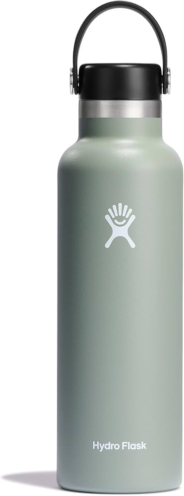 Hydro Flask Stainless Steel Standard Mouth Water Bottle with Flex Cap and Double-Wall Vacuum Insu... | Amazon (US)