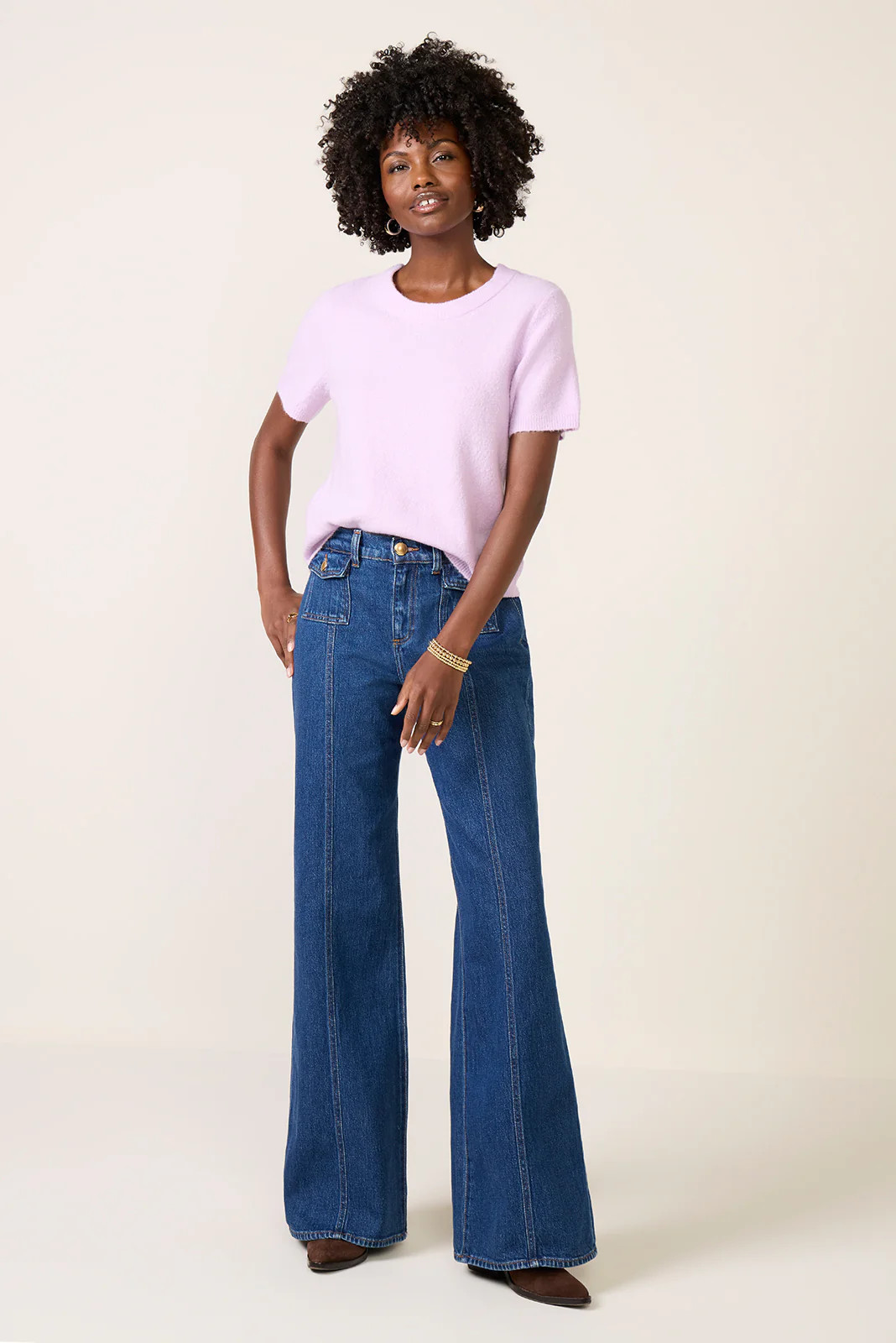 Lotta Wide Leg Jean | Evereve
