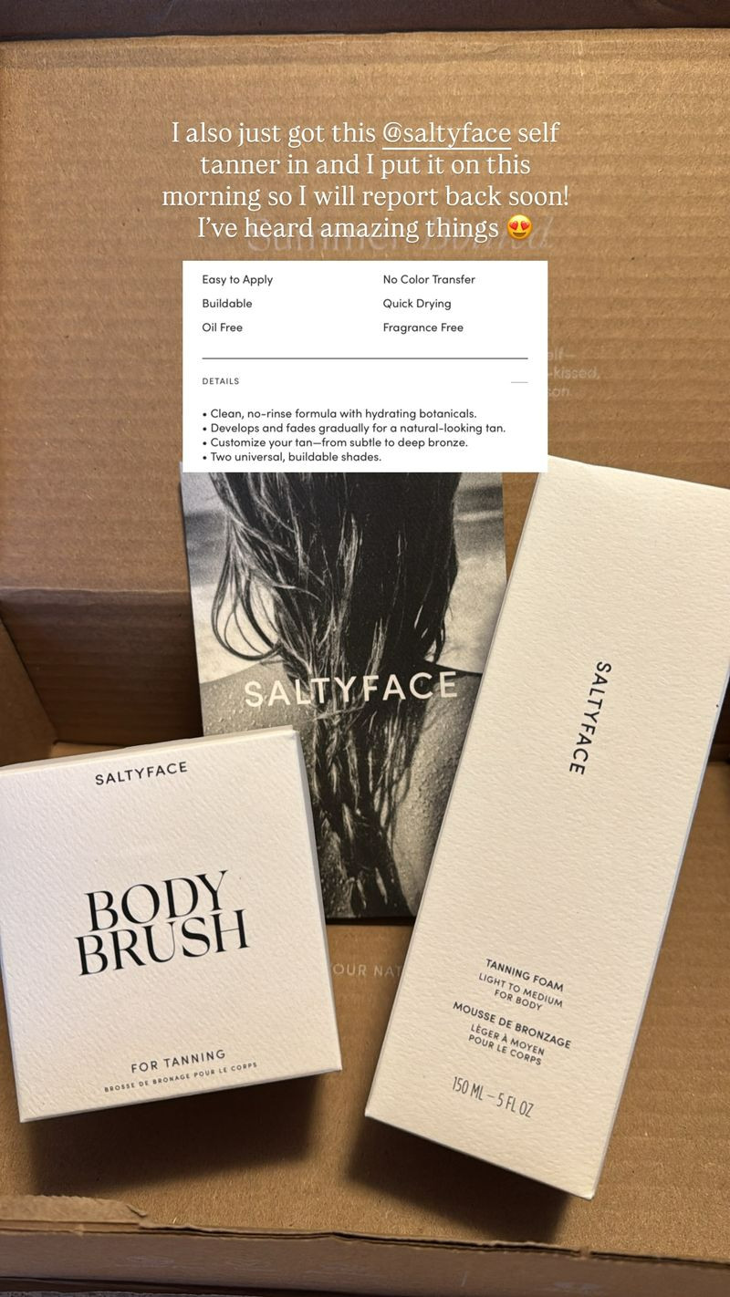 CARINA10 saves you 10% off Saltyface self tanner!! 

 #LTKBeauty