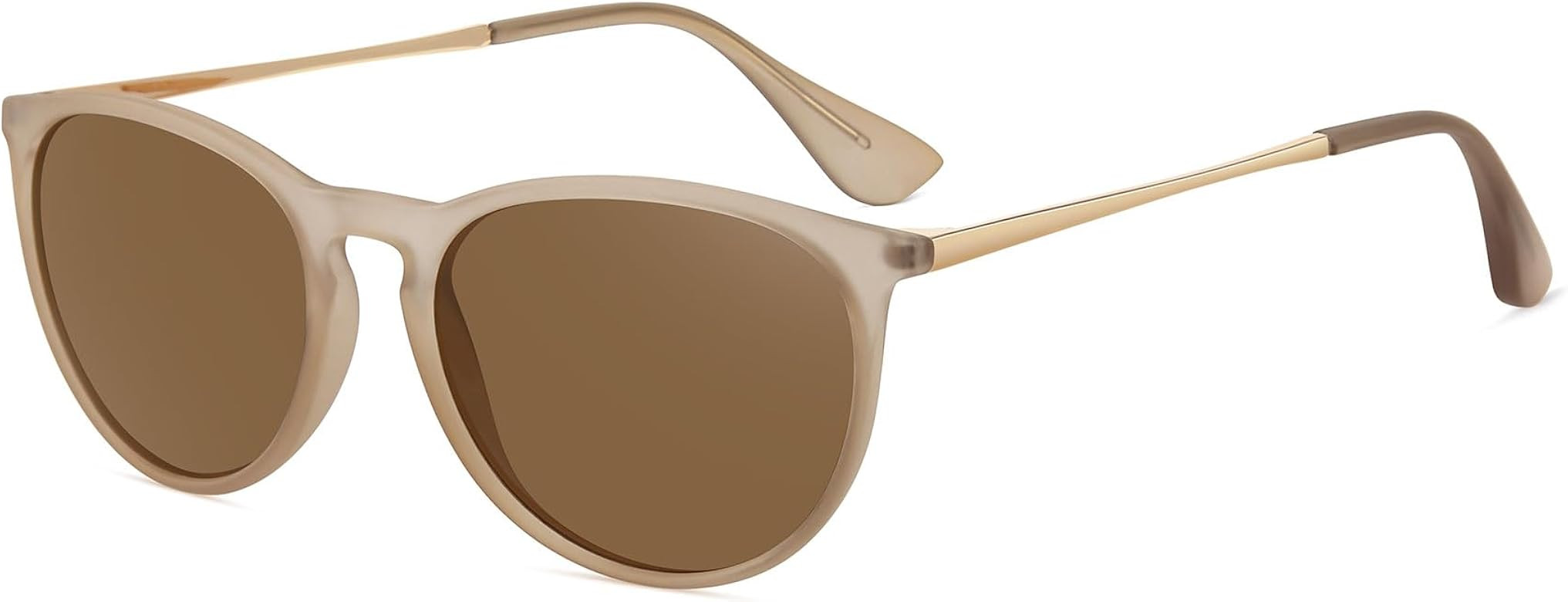 WOWSUN Retro sunglasses womens 2024 trendy round classic glasses | Amazon (US)