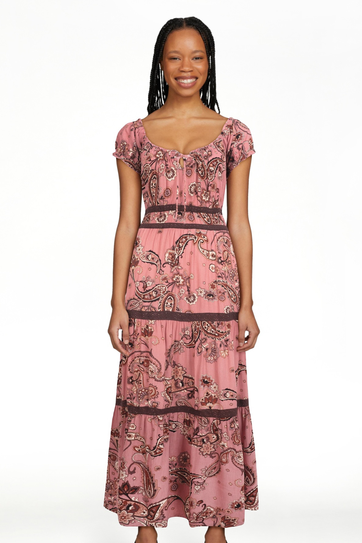 Jessica Simpson Women's Sienna Maxi Dress, Sizes XS-XL | Walmart (US)