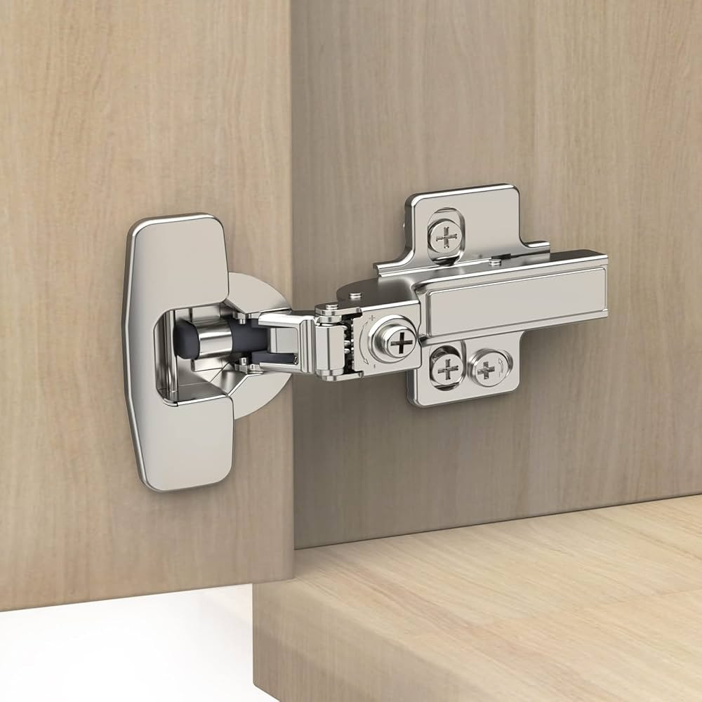 20 Pack Frameless Inset Soft Close Concealed European Hinges, Self Closing Satin Nickel, 105 ° O... | Amazon (US)