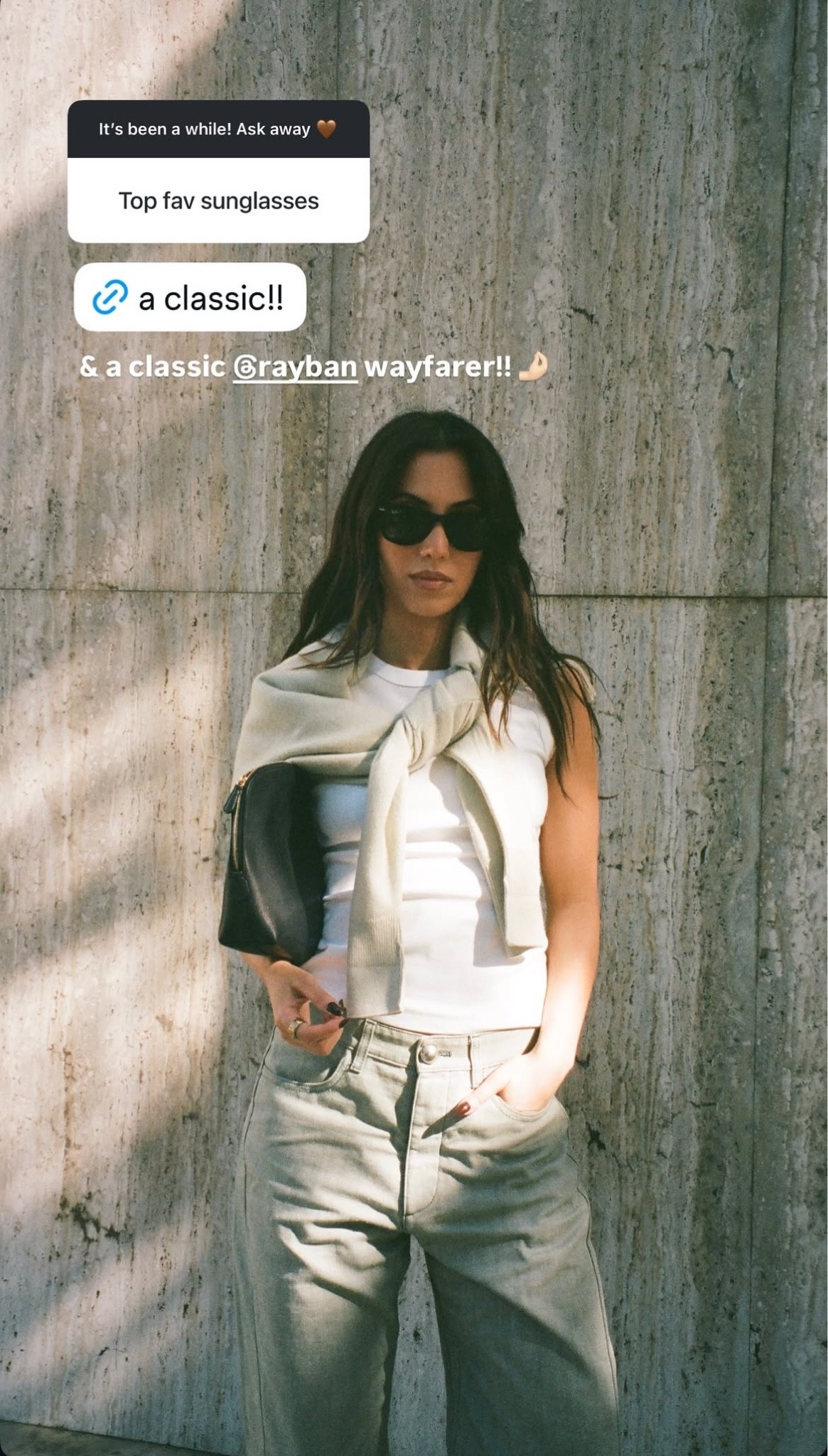 When it comes to sunglasses, I really love the classic Ray Ban Wayfarer!

#LTKootd #LTKgrwm #LTKdayinmylife