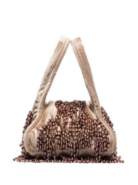 Khaore bead-embellished Clutch Bag - Farfetch | Farfetch Global