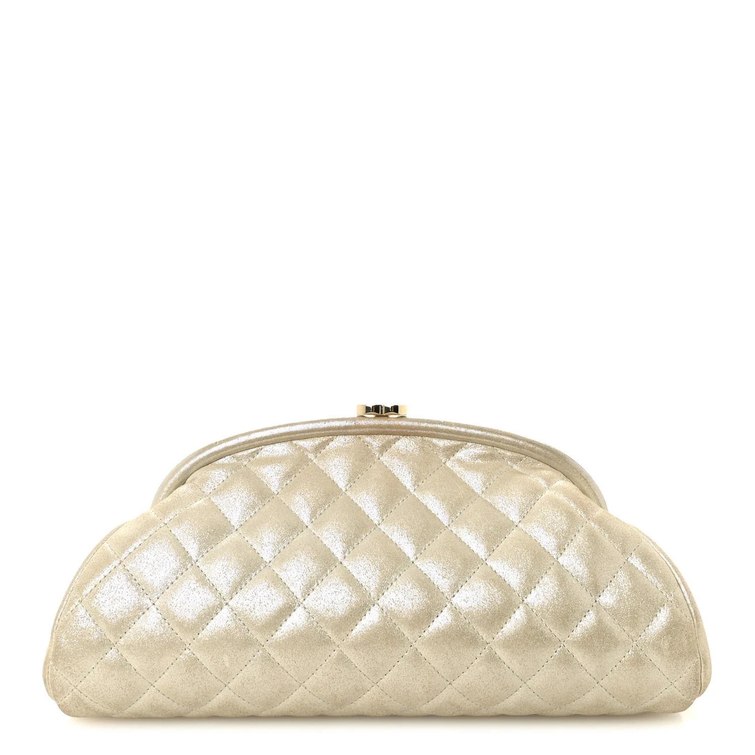 Chanel Metallic Calfskin Quilted Timeless Clutch Gold 1843111 | FASHIONPHILE (US)