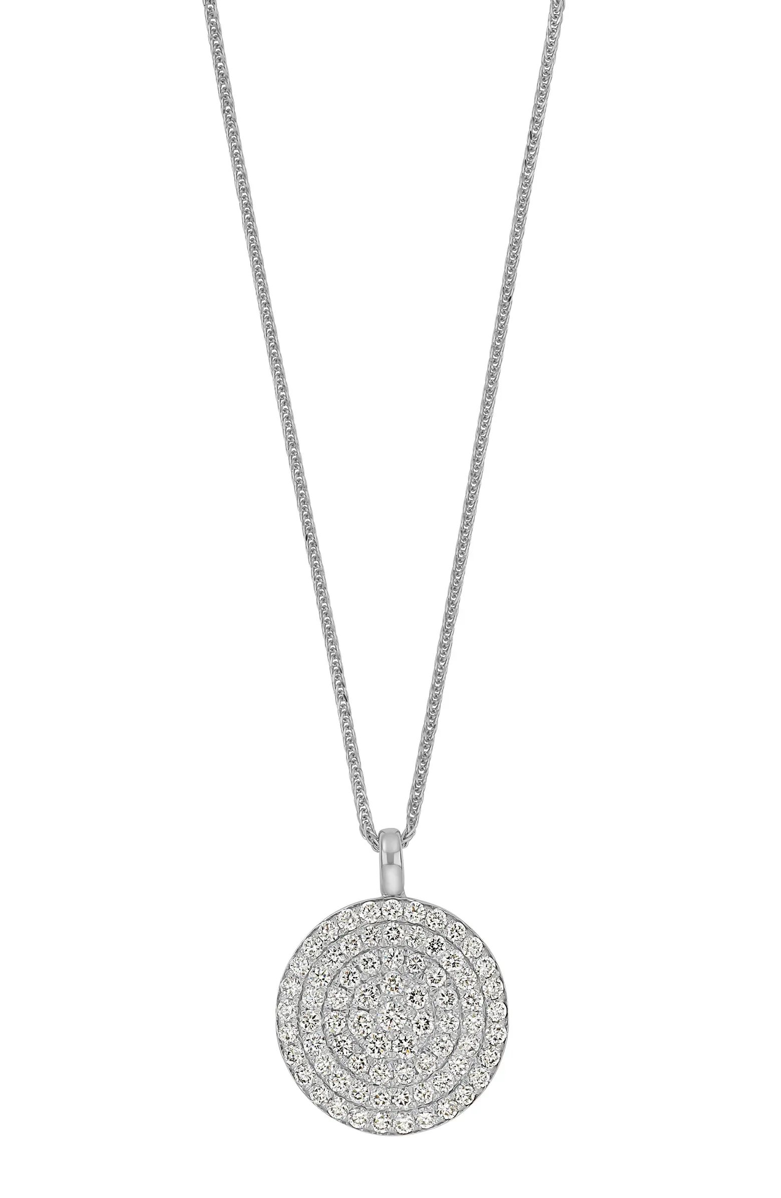 Bony Levy Bardot Diamond Disc Pendant Necklace | Nordstrom | Nordstrom