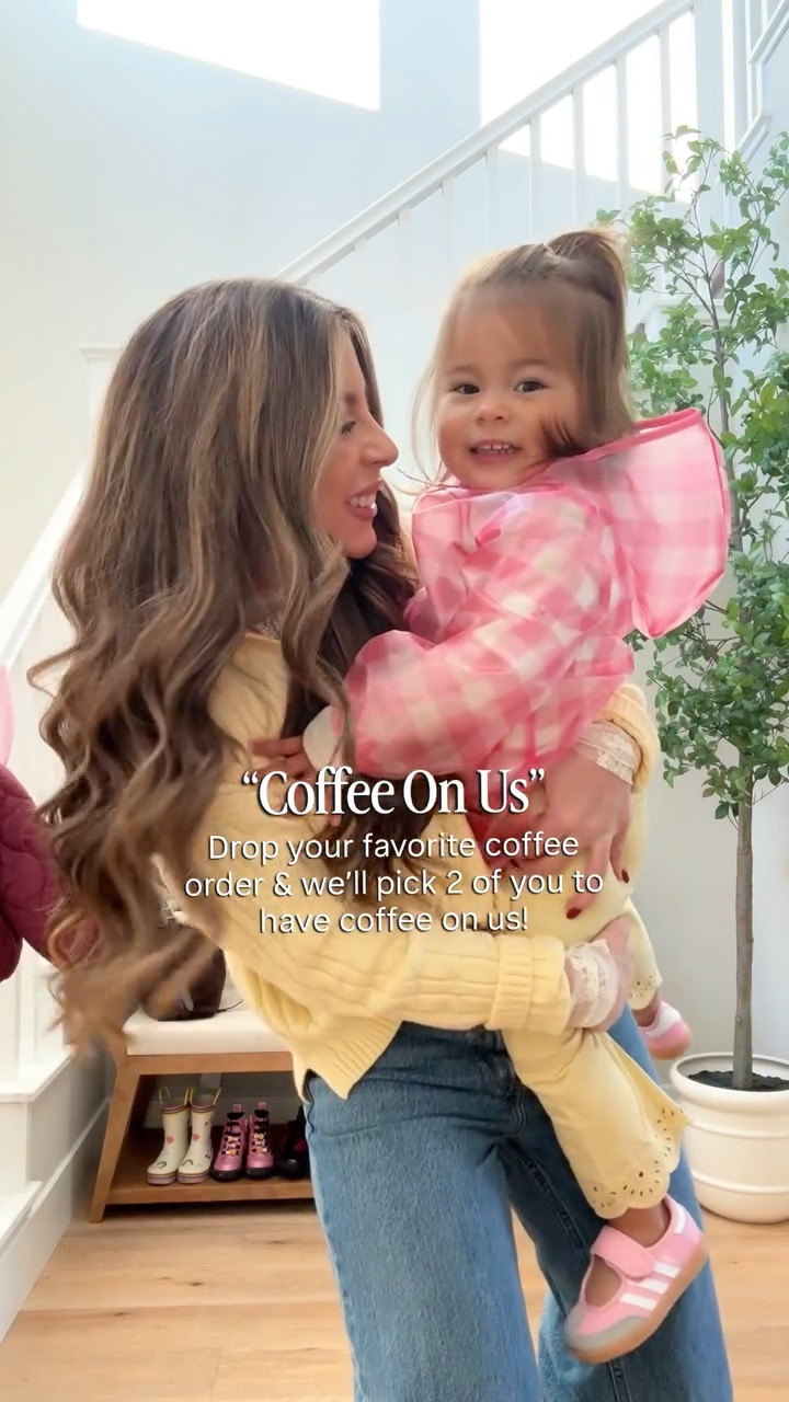 Ep. 2: Caffeine & Chit Chat (with my toddler)
Drop your favorite coffee drink order below and we’ll pick 2 people to have coffee on us Monday morning! 💰☕️

I’ve been taking Harlow out on little Saturday morning mommy & me dates and it’s quickly become my favorite part of the weekend! Watching her hit all of these toddler milestones is so fun. Love my sassy girl. Happy weekend from us to you! 🩷