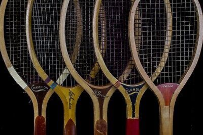5 Vintage Antique WRIGHT & DITSON Tennis Rackets | eBay US