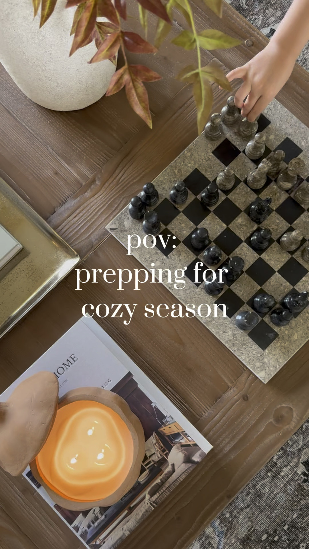 I love this look for less marble chess season, as functional decor for the upcoming fall and winter season! I have linked a few similar options I love as well!

Coffee table styling, fall decor, fall styling 

#LTKStyleTip #LTKHome #LTKFindsUnder100