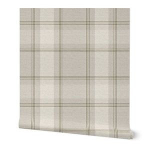 Light Tan Plaid on Texture | Spoonflower