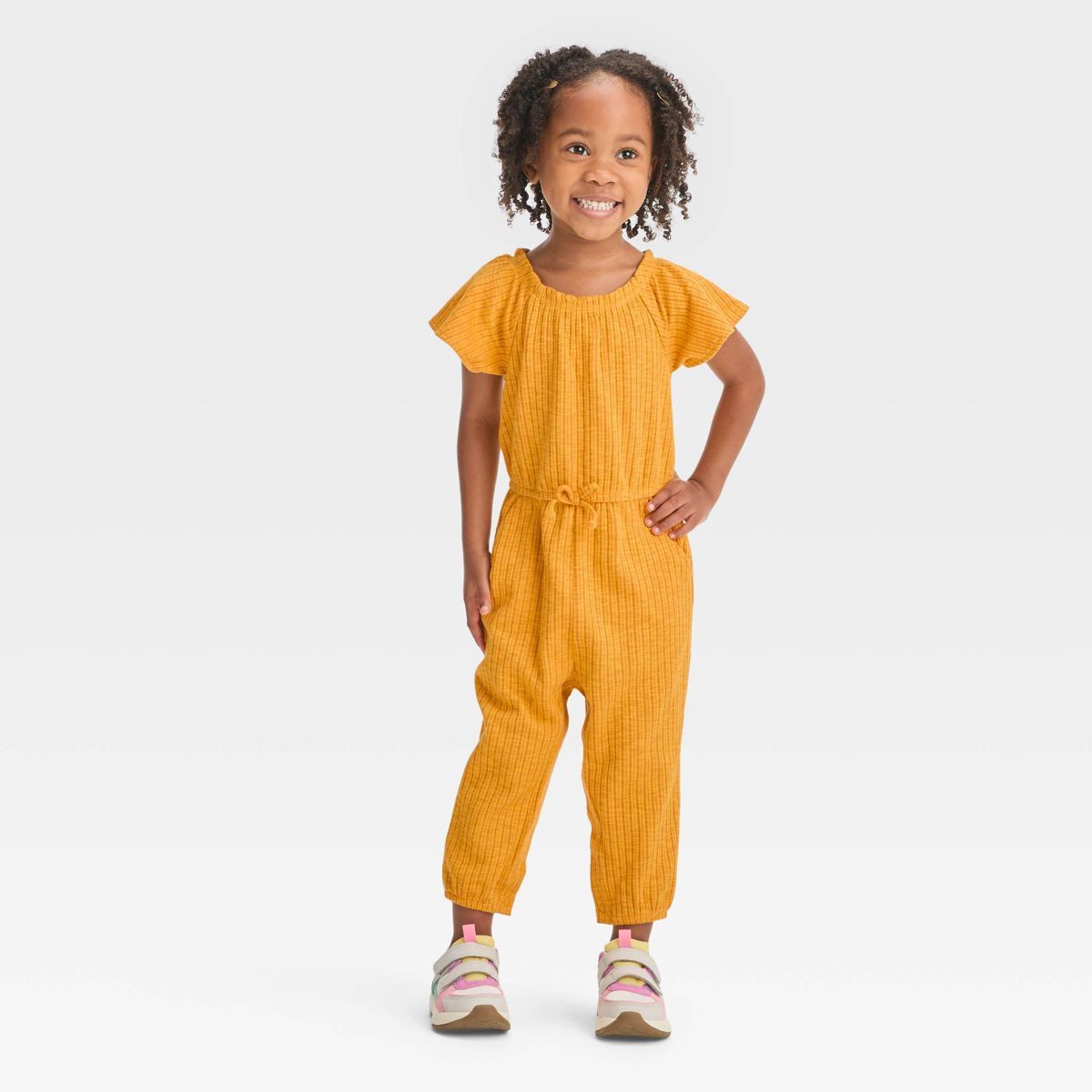 Toddler Girls' Short Sleeve Jumpsuit - Cat & Jack™ | Target