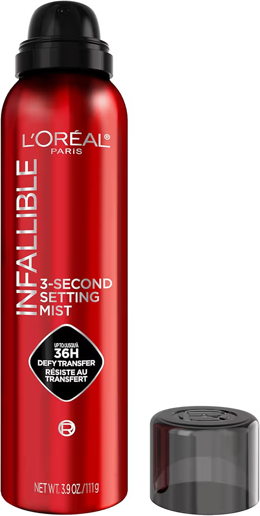 L'Oreal Paris Infallible XL 3-Second Setting Spray Mist, Microfine Mist for up to 36HR Wear, Clea... | Amazon (US)