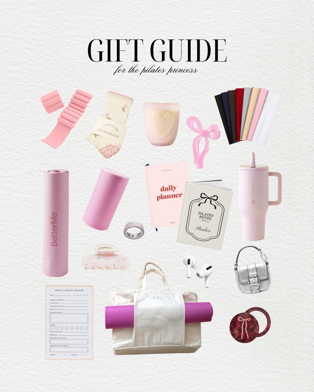 HOLIDAY GIFT GUIDE - For the Pilates Princess 🎄🎀🤍
The cutest gifts for pilates lovers and low-impact fitness girlies. From aesthetic workout accessories to wellness must-haves, these picks are perfect for studio days and rest days.
Shop my pilates gift ideas below - perfect for fitness lovers, self-care routines, and cozy wellness moments.

pilates gifts • pilates princess • wellness girl gifts • fitness accessories • low impact workout • self care gifts

#LTKfitness #LTKgiftguide #LTKwinter