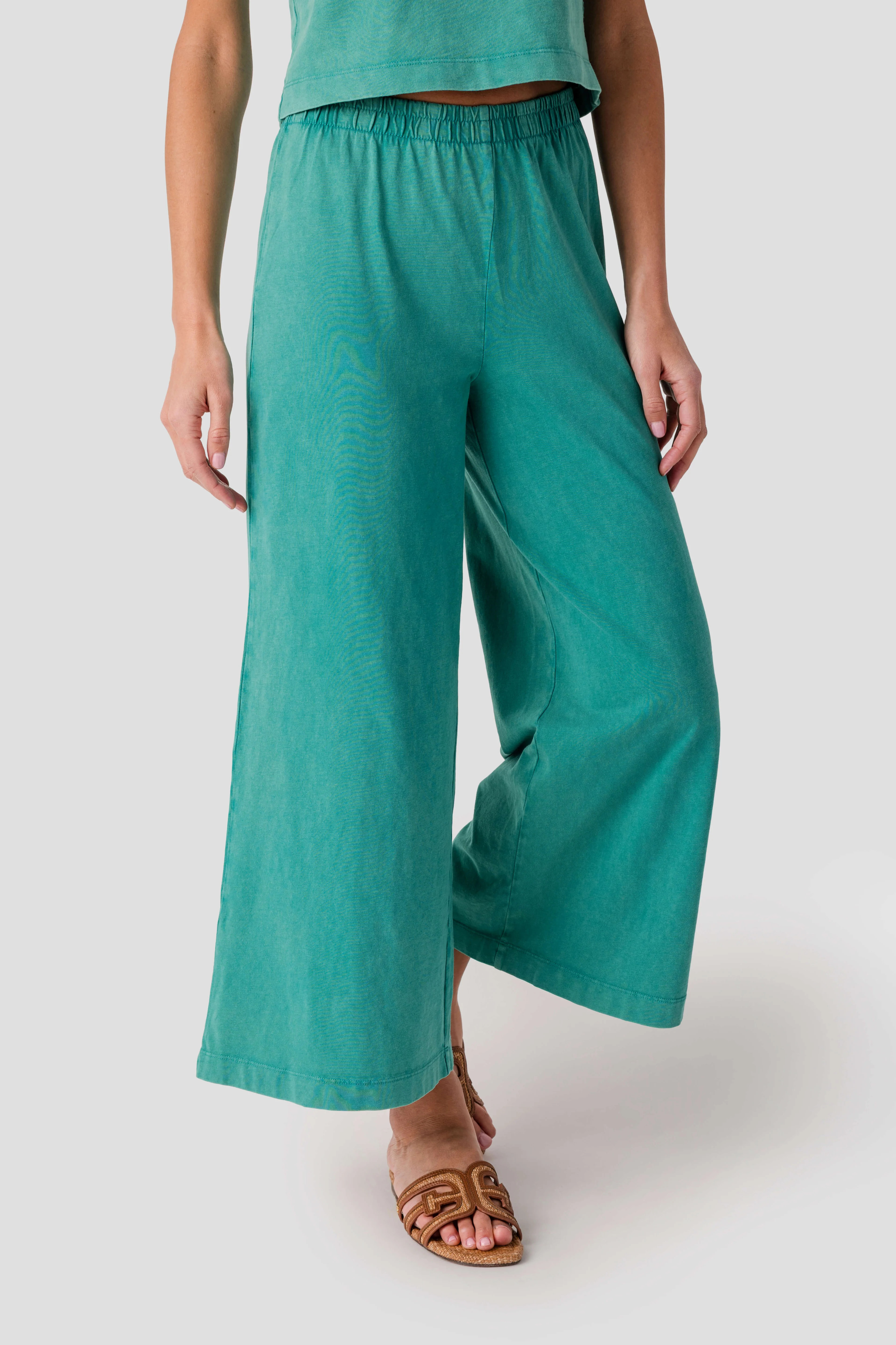 Z Supply Scout Jersey Crop Flare Pant | Social Threads
