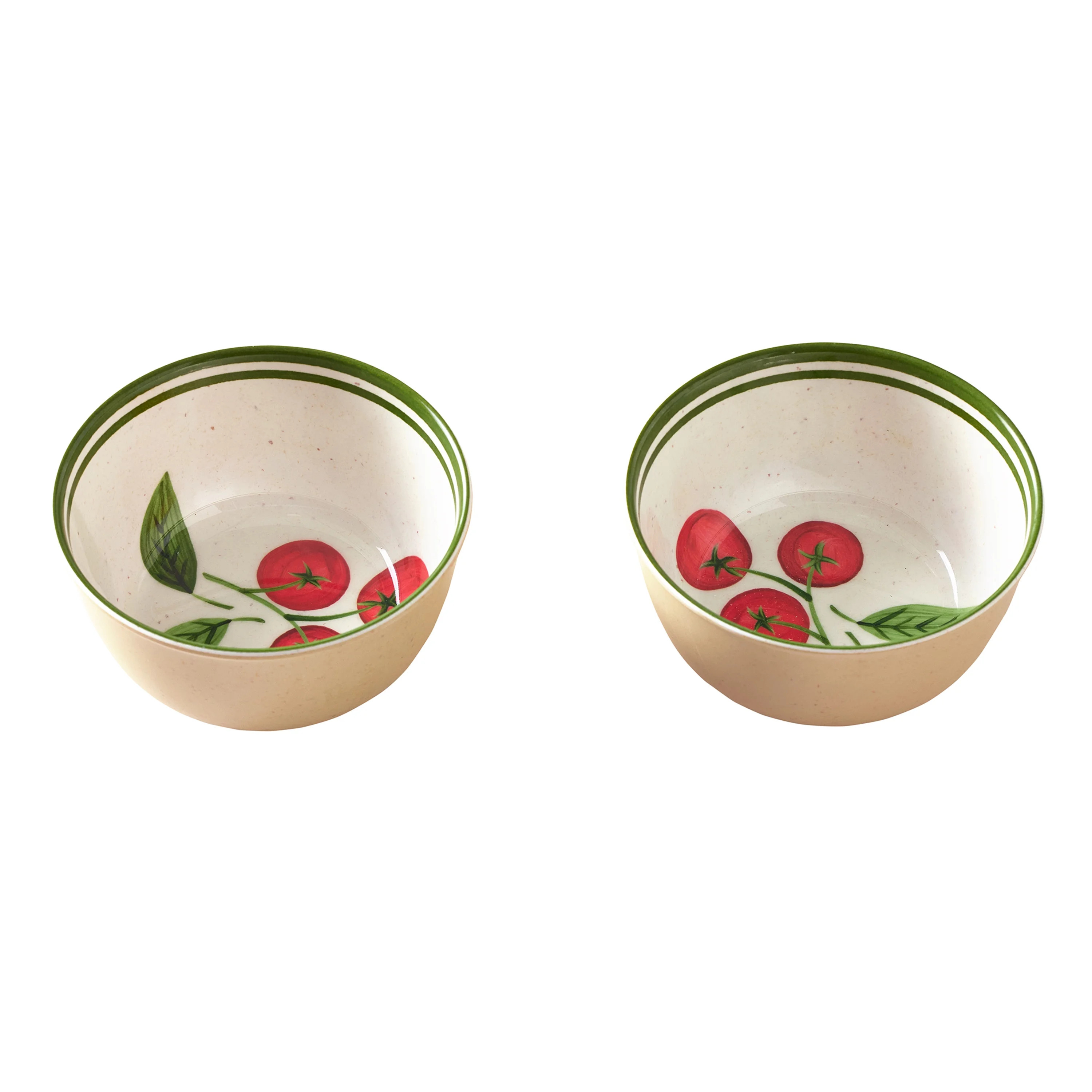 Better Homes and Gardens 2-Piece Bamboo Melamine Tomato Dip Bowl Set | Walmart (US)