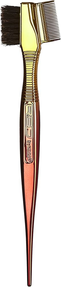 RED by Kiss Chrome Edge Brush Bacteria Free Sterilized Boar Bristles Hair Styling Brush Comb | Amazon (US)