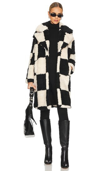 Colorblock Faux Fur Jacket in Bold Move | Revolve Clothing (Global)