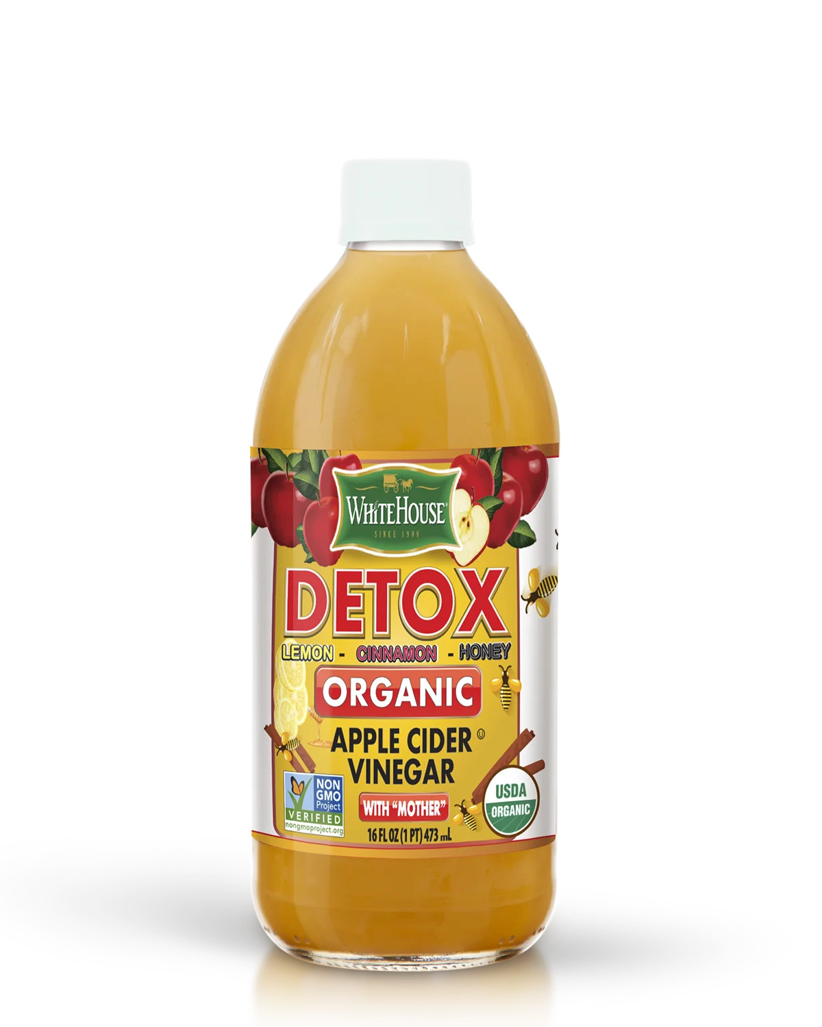 White House Detox Apple Cider Vinegar, 16 fl oz | Walmart (US)