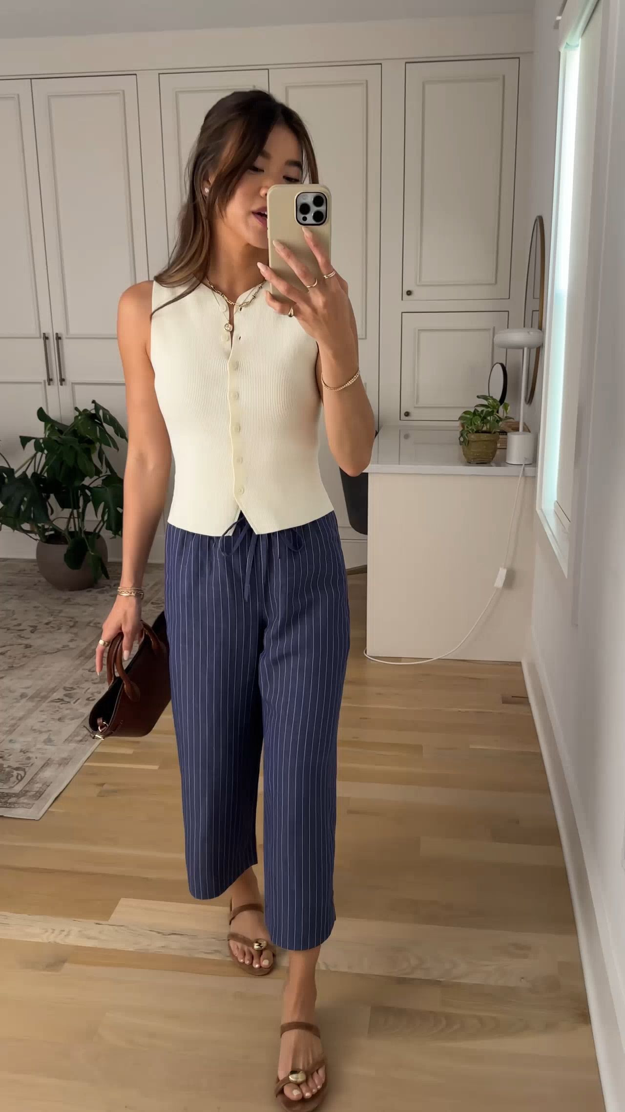 My favorite pull on pants from @Aritzia! These are the cropped version but they come in cropped, short, and regular inseams.

Sizing info:
-Aritzia Navy Linen The Lodge Pant Cropped (Size 2XS Short in Susan Strpe Hrbr Nv/W) 
-Aritzia Croquet Sweater Vest - Wonder Yarn (Size XS in Light Birch)

Aritzia best sellers, best pieces from Aritzia for petite, Aritzia Viral Lodge Pant, Aritzia petite lodge pant, what pants from Aritzia will fit if youre petite, Petite style guide, how to dress if you’re petite, Petite style, petite fashion, mom outfit, mom style, petite pants, petite outfit ideas, petite outfits, best pants for petite, spring style, spring outfits, beach outfits, spring break, vacation outfits, Aritzia try on, Aritzia new arrivals, Aritzia pants for petite

#LTKootd #LTKSeasonal #LTKPetite