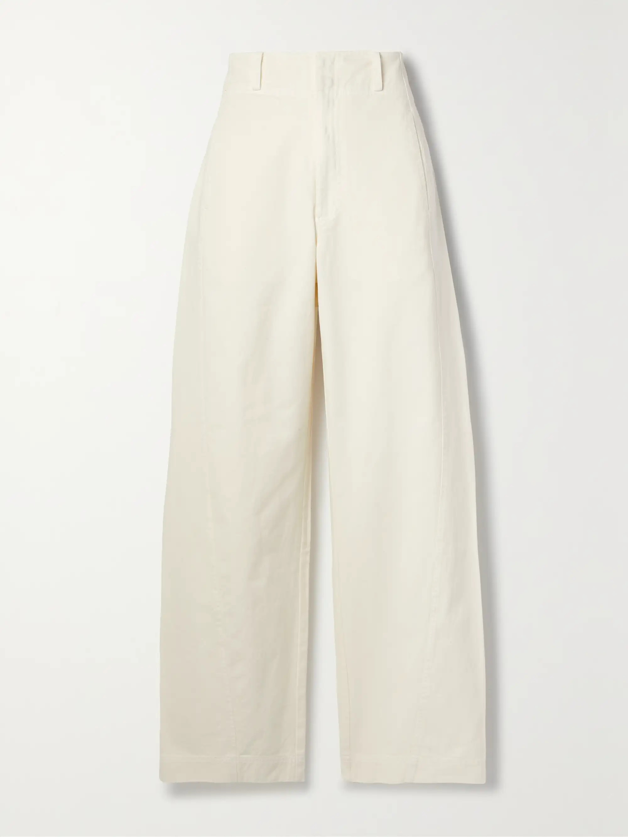 Meridian cotton-twill wide-leg pants | NET-A-PORTER (US)