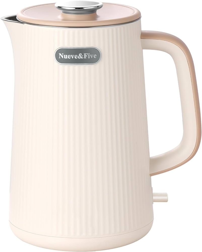 Nueve&Five 1.7L Electric Kettle,Double Wall Electric Tea Kettle,Auto Shut Off,1200W Hot Water Ket... | Amazon (US)