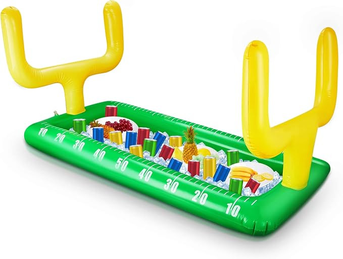 Inflatable Football Field Cooler Football Party Drink Cooler Football Party Decor Inflatable Ice ... | Amazon (US)