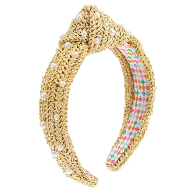 Packed Party Raffia Knot Headband, 1 Piece | Walmart (US)