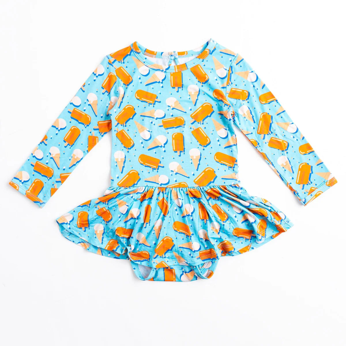 Livin' the Dreamsicle Ruffle Dress - FINAL SALE | Bums & Roses
