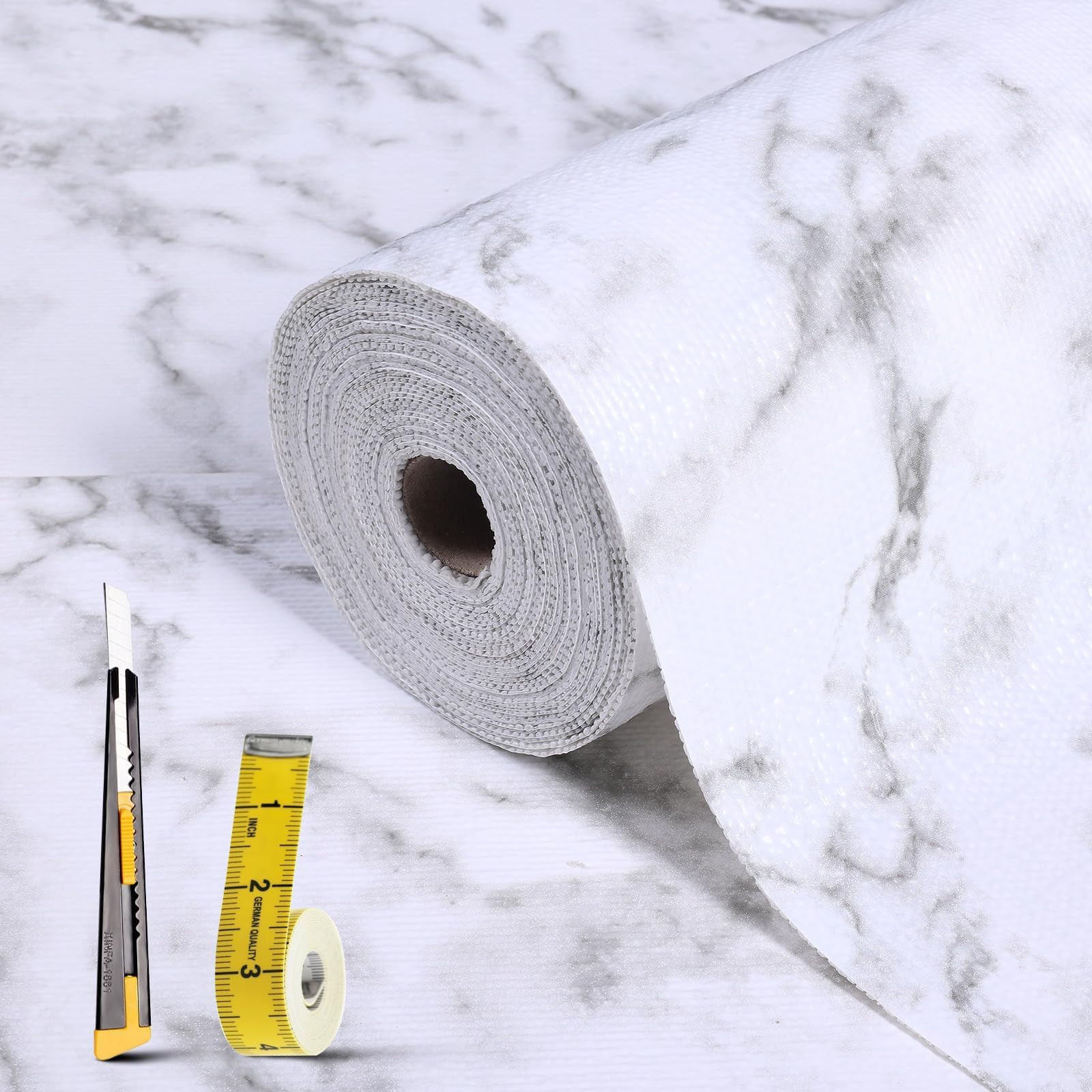 Drawer and Shelf Liner for Kitchen Cabinet: 12 in X 30 Ft Non Slip Waterproof Shelf Paper Non Adh... | Amazon (US)