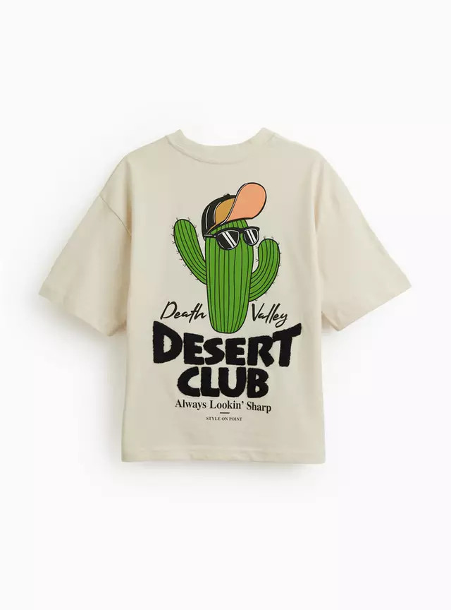 Vanilla Cactus Club Graphic Print Short Sleeve T-Shirt 7 years | Tu Clothing