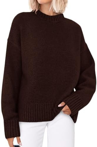 PRETTYGARDEN Womens Sweaters Fall 2025 Trendy Casual Crewneck Long Sleeve Cozy Knit Pullover Swea... | Amazon (US)