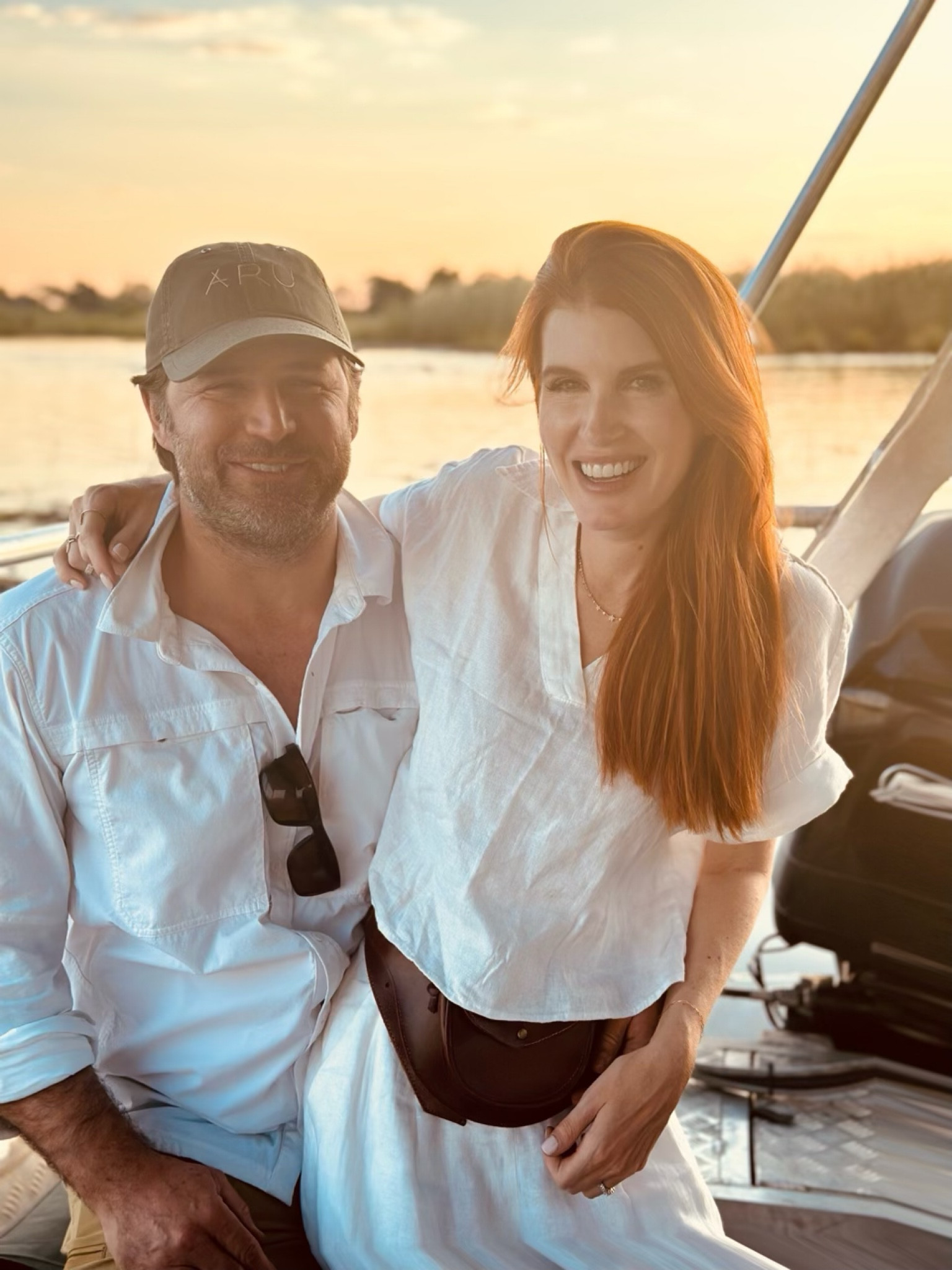 Ending the day on a sunset boat ride. Literally not a single bad view on our trip. I removed the jacket for a more effortless look. This outfit has carried me from morning to night with the change of a few accessories. 

#LTKstyletip #LTKtravel #LTKSeasonal