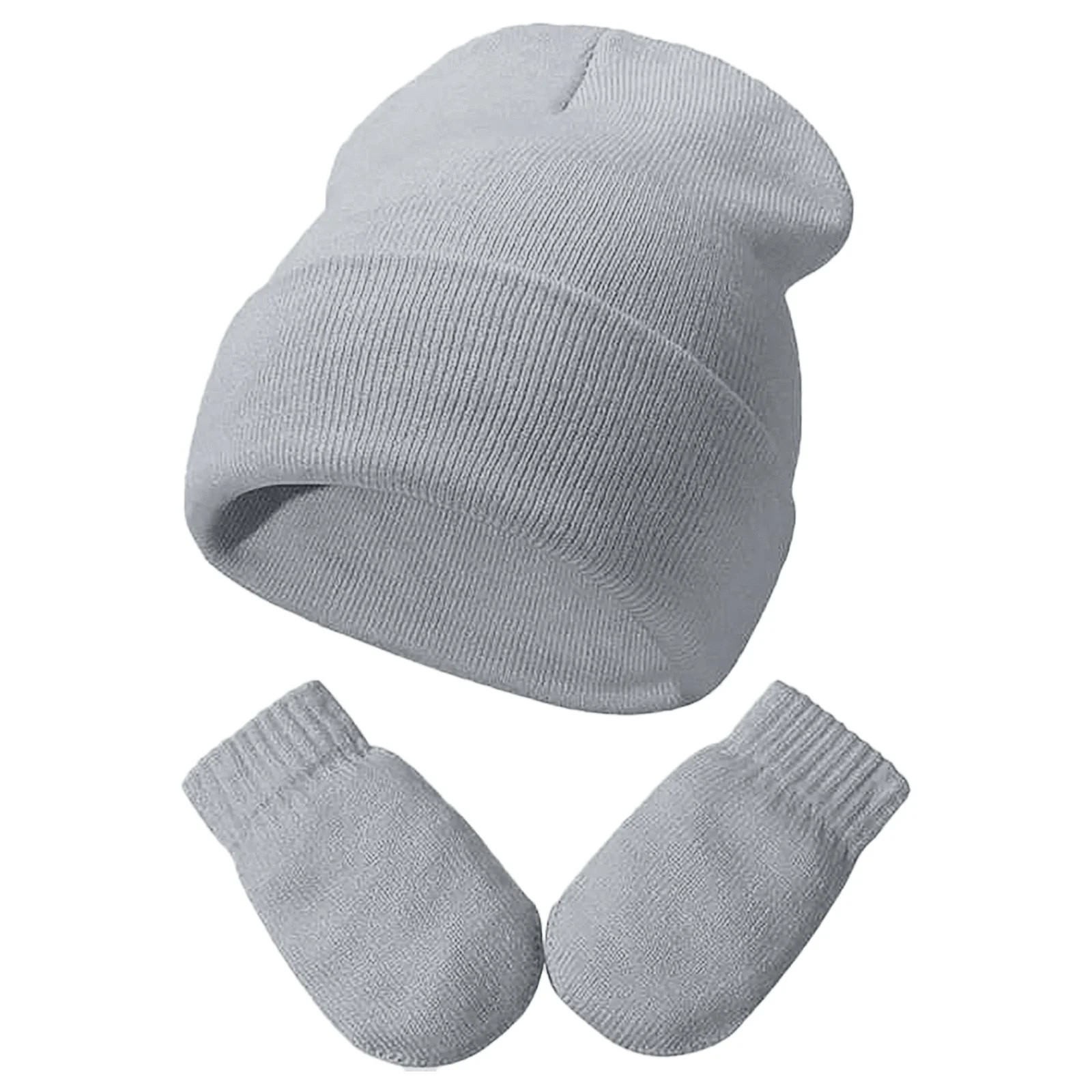 lnmuld Girls Boys Winter Hat and Gloves Set Soft Knit for Kids Cold Weather Accessories Size:2-5 ... | Walmart (US)