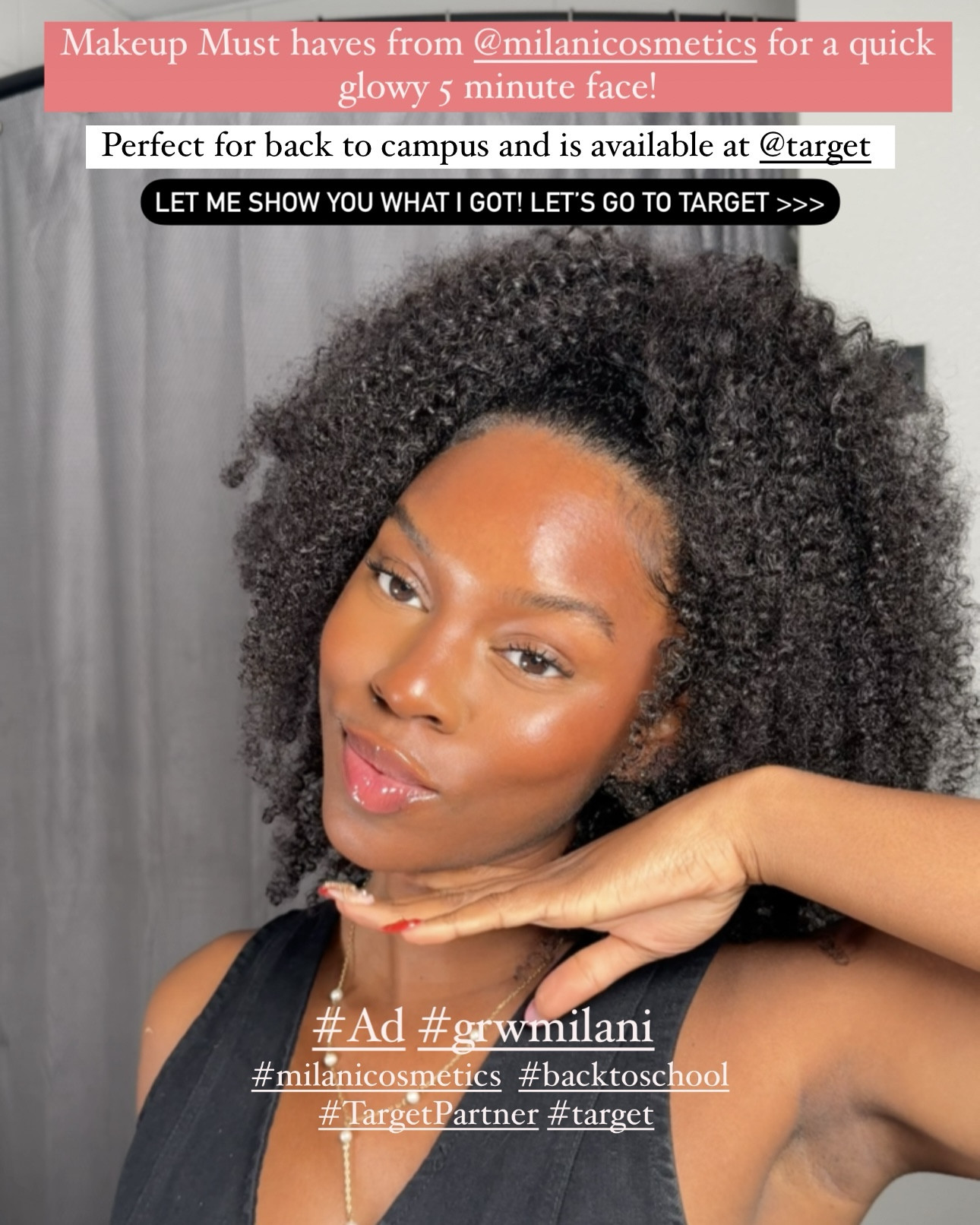 #AD Looking for a flawless 5-minute face with just 5 @MilaniCosmetics products?I love how the finished look turned out—it gave me a subtle, dewy finish that lasted all day, especially thanks to the Make It Last setting spray. I've added some new favorites to my collection, and you can too… available at Target. #grwmilani #milanicosmetics #backtoschool #targetpartner #target 

#LTKBacktoSchool #LTKFindsUnder50 #LTKBeauty