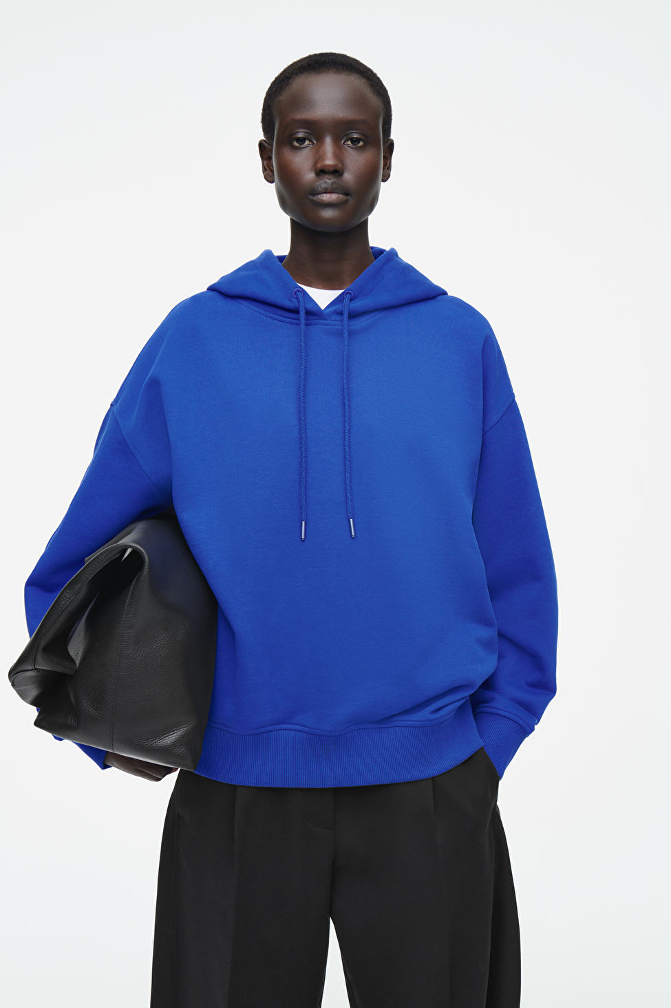 OVERSIZED JERSEY HOODIE | COS (US)