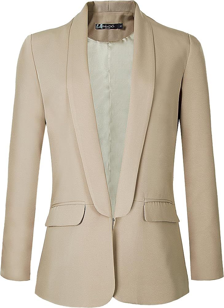 Women's Office Blazer Jacket Open Front | Amazon (US)