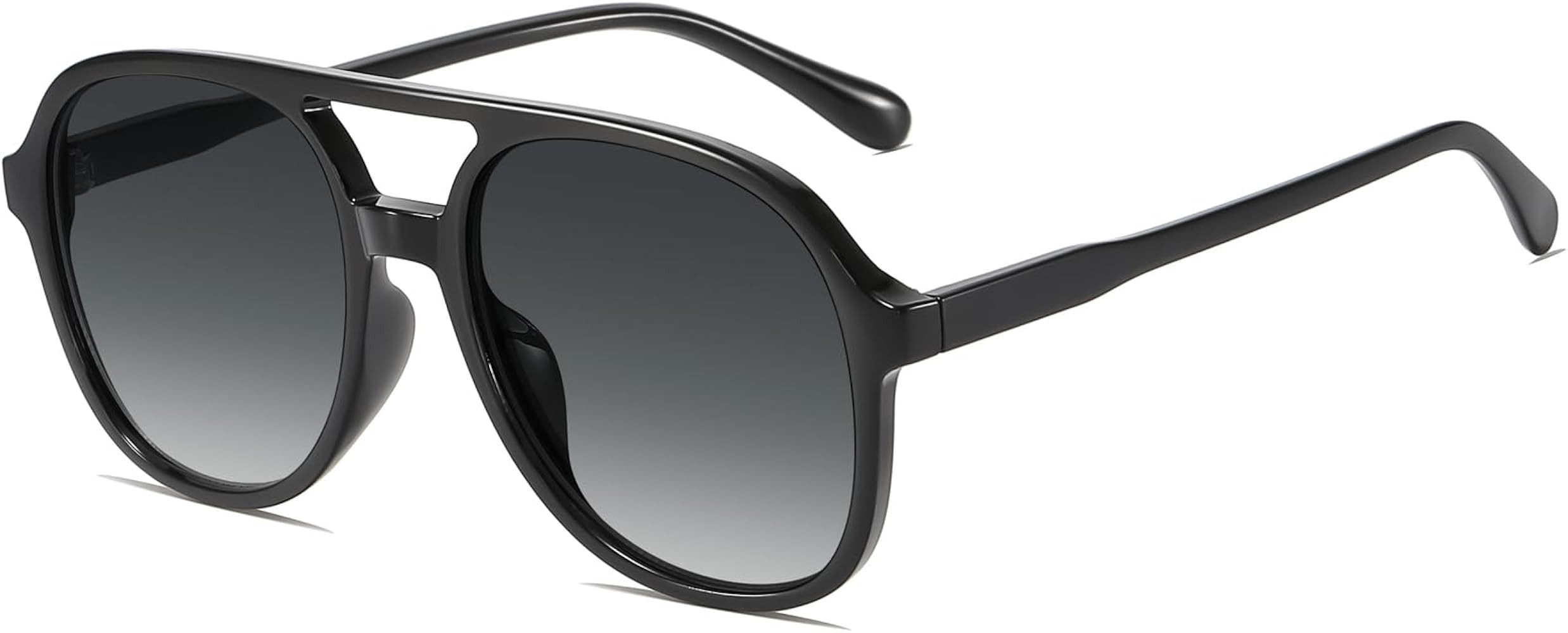 Retro Aviator Sunglasses for Women Men Classic 70s Vintage Trendy Square Aviators Sun Glasses | Amazon (US)