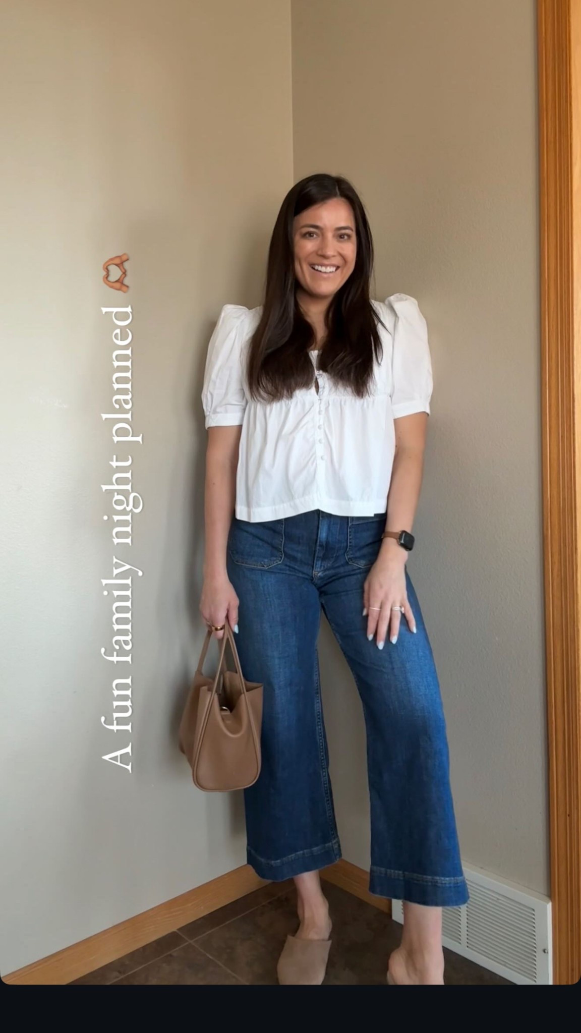 A perfect spring top + jeans combo! I wore it to a date night with all my boys. 🫶🏻

#LTKStyleTip