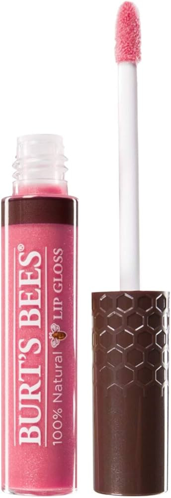 Burt's Bees 100% Natural Moisturizing Lip Gloss, Rosy Dawn - 1 Tube | Amazon (US)