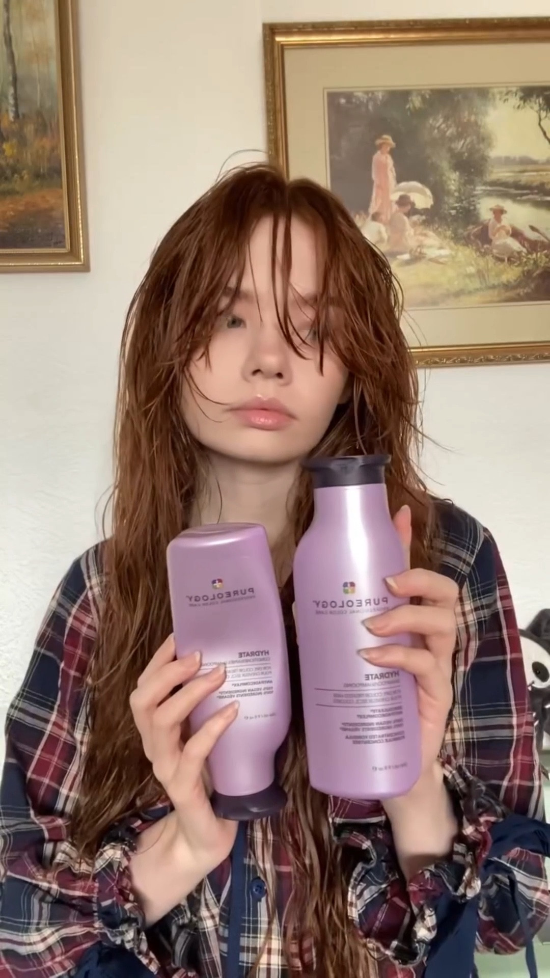 @pureology hydrate shampoo and conditioner, @redken root lifter, @redken acidic bonding concentrate leave in treatment, @kerastase_official glaze drops, @lorealparis elnett hairspray

@tresemmeuk keratin smooth hair dryer, @tymo_fashiontech stylux and curlpro