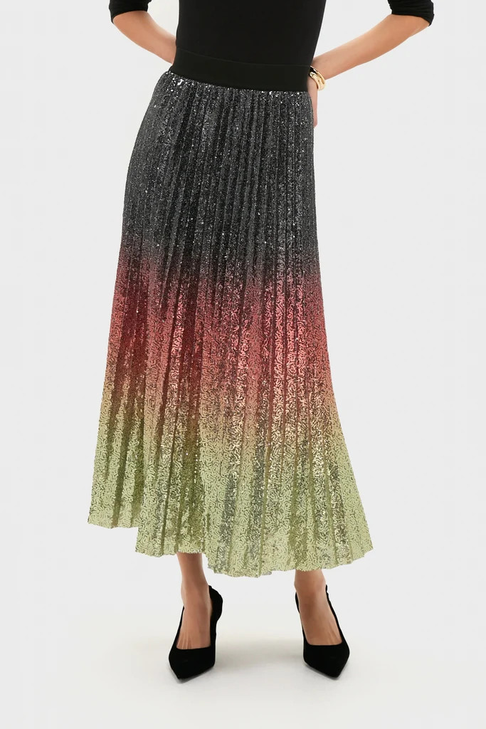 Ombre Sequin Bleeker Maxi Skirt | Tuckernuck (US)